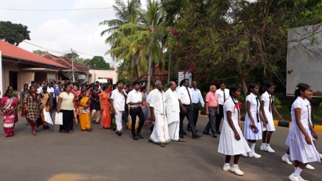 International Women's Day awareness walk with the theme of care for children - 08.03.2019